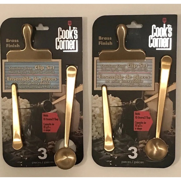 6 Pieces Heavy Duty Bag Clips for Organizing Kitchen Coffee Measuring Spoon - Picture 1 of 13